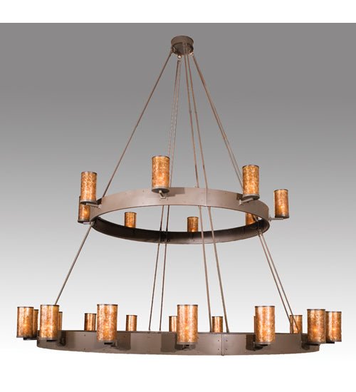 165"W Two Tier Steel Chandelier - Elite Lumina