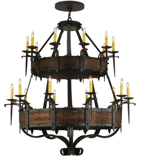 47.5" Wide Costello 20 Light Two Tier Chandelier - Elite Lumina