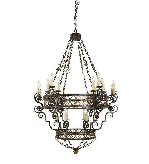 48" Wide Isabo 24 Light Chandelier - Elite Lumina