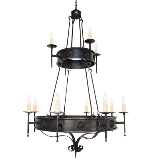 48" Wide Lorenzo 12 Light Chandelier - Elite Lumina