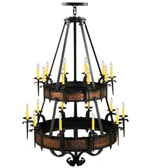 48"W Costello 20 LT Two Tier Chandelier - Elite Lumina