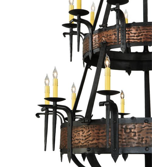 48"W Costello 20 LT Two Tier Chandelier - Elite Lumina