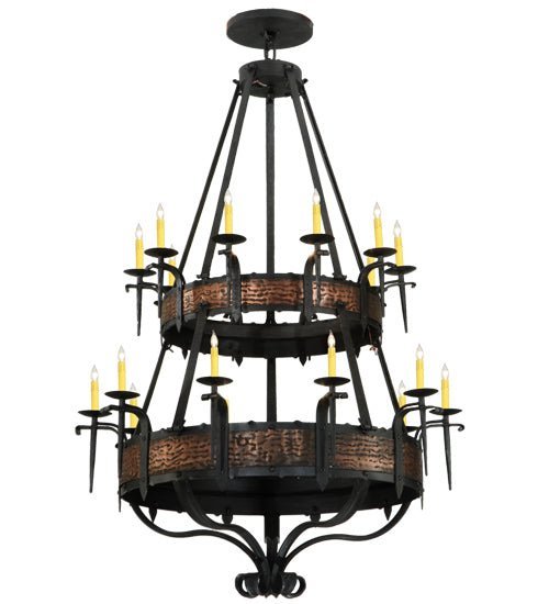 48"W Costello 20 LT Two Tier Chandelier - Elite Lumina