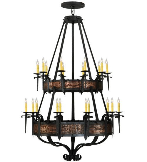 48"W Costello 20 LT Two Tier Chandelier - Elite Lumina