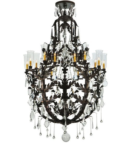 48"W French Baroque 16 LT Chandelier - Elite Lumina