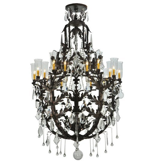 48"W French Baroque 16 LT Chandelier - Elite Lumina