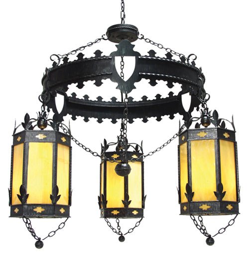 54" Wide Valhalla 3 Light Chandelier - Elite Lumina