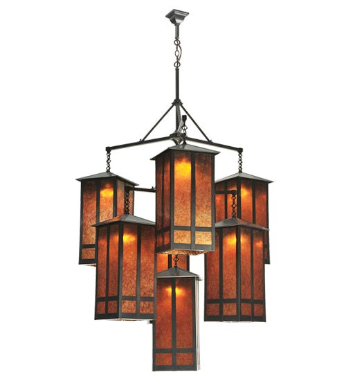 58"W Church Street 7 LT Chandelier - Elite Lumina