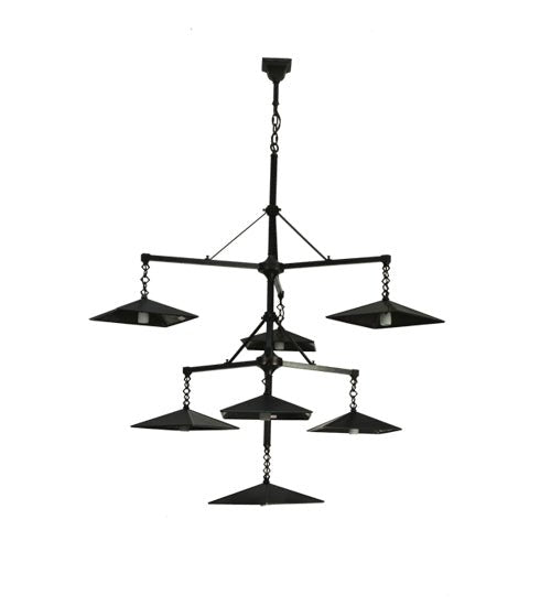 58"W Church Street 7 LT Chandelier - Elite Lumina