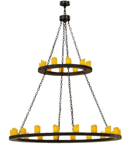 60"W Loxley 28 LT Two Tier Chandelier - Elite Lumina