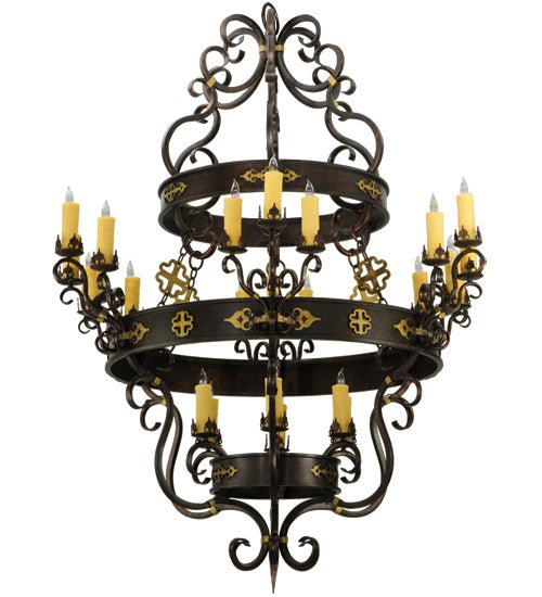 60"W Santino 24 LT Chandelier - Elite Lumina