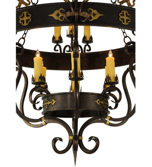 60"W Santino 24 LT Chandelier - Elite Lumina