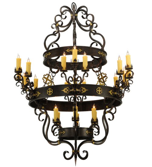 60"W Santino 24 LT Chandelier - Elite Lumina