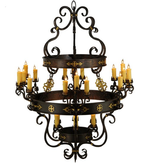 60"W Santino 24 LT Chandelier - Elite Lumina