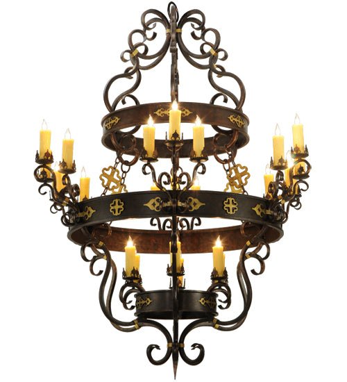 60"W Santino 24 LT Chandelier - Elite Lumina