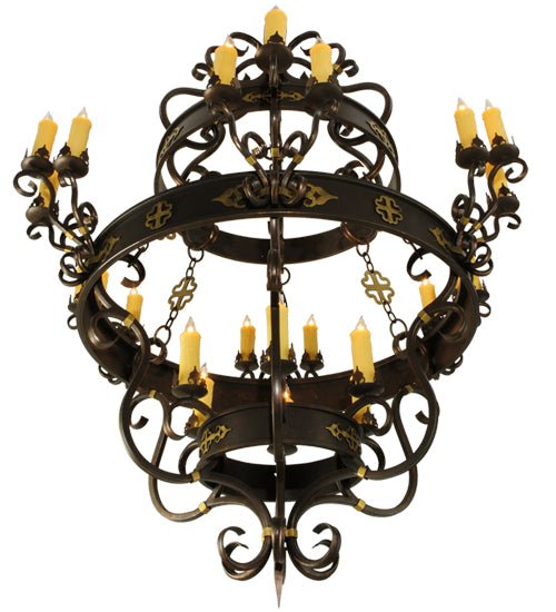 60"W Santino 24 LT Chandelier - Elite Lumina