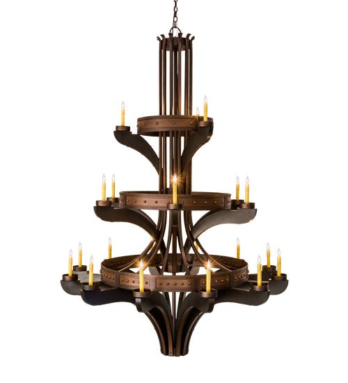 62"W Castilla Three Tier Chandelier - Elite Lumina