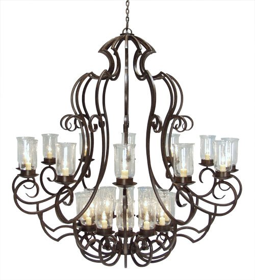 72"W CUSTOM 24LT CHANDELIER - Elite Lumina