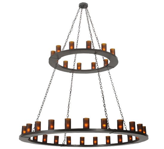 72"W Loxley 36 LT Two Tier Chandelier - Elite Lumina