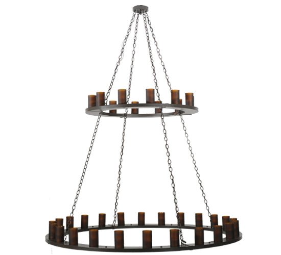 72"W Loxley 36 LT Two Tier Chandelier - Elite Lumina