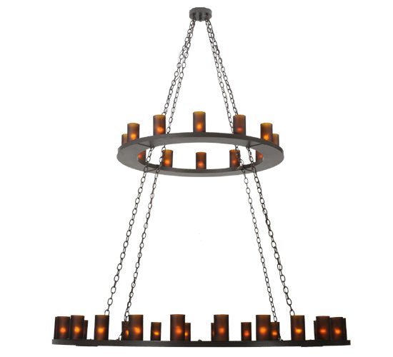 72"W Loxley 36 LT Two Tier Chandelier - Elite Lumina