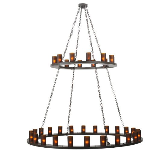 72"W Loxley 36 LT Two Tier Chandelier - Elite Lumina