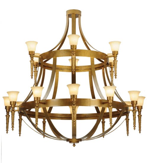 72"W Lubovich 18 LT Two Tier Chandelier - Elite Lumina