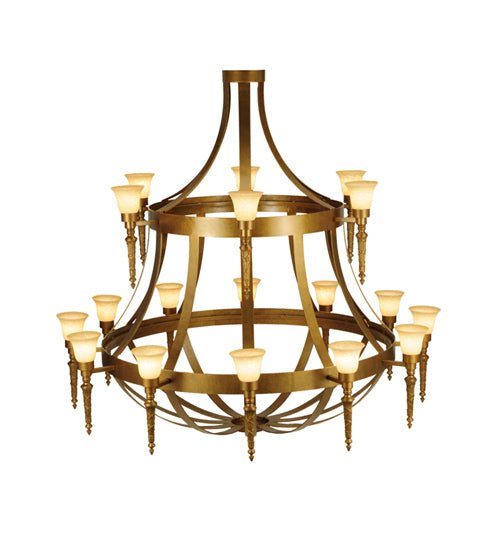 72"W Lubovich 18 LT Two Tier Chandelier - Elite Lumina