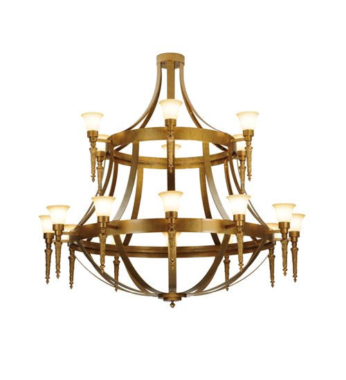 72"W Lubovich 18 LT Two Tier Chandelier - Elite Lumina