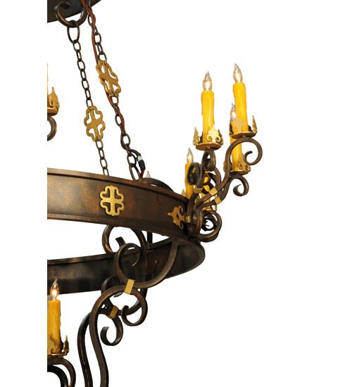 72"W Santino 24 LT Chandelier - Elite Lumina