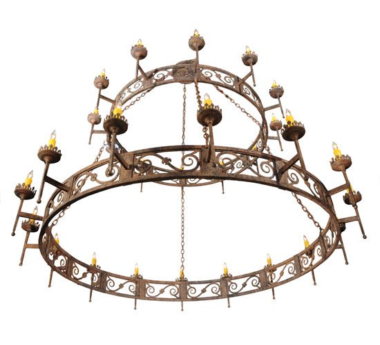 83"W Majella 2 Tier Chandelier - Elite Lumina