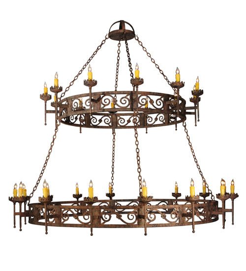 83"W Majella 2 Tier Chandelier - Elite Lumina