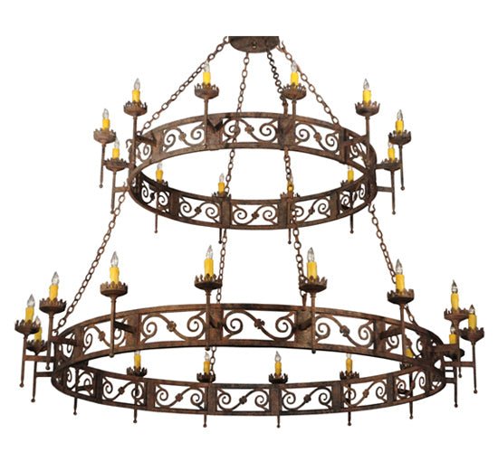 83"W Majella 2 Tier Chandelier - Elite Lumina